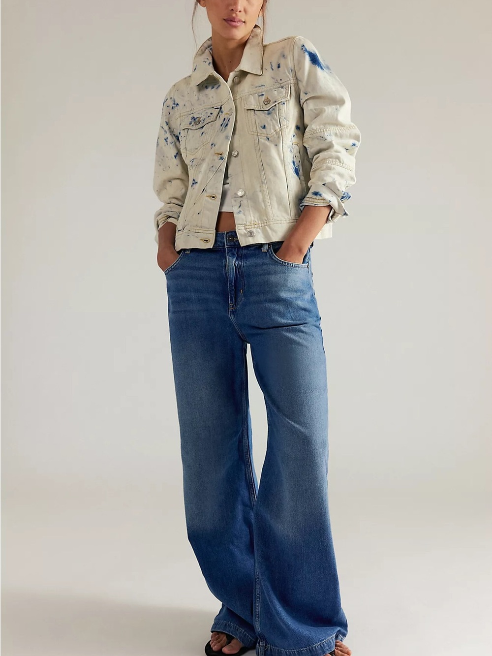 Free People Stride Straight 'n Wide Jeans